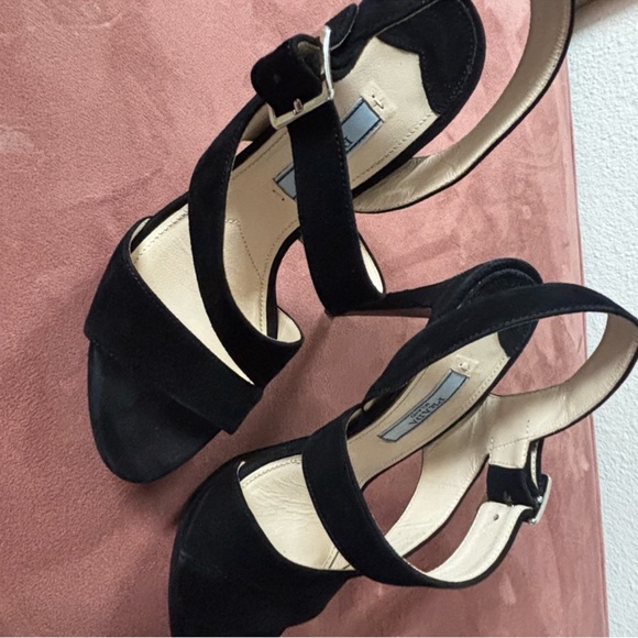 Prada Black Strappy Heels - Picture 5 of 8